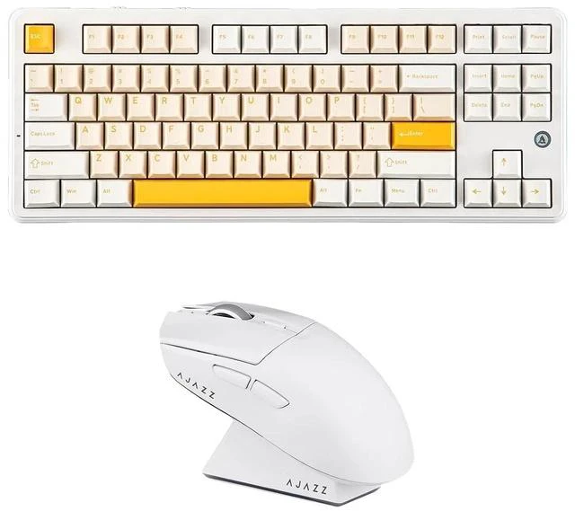 Main image of AJAZZ AK870 V2 TKL Gasket Mechanical Keyboard with AJ139 V2 MC Gaming Mouse with Charging Base