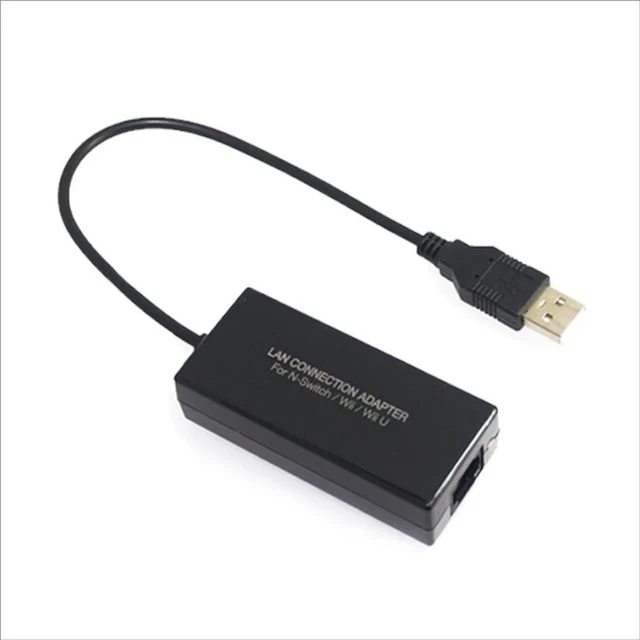 Alt view image 6 of 6 - Network Adapter USB 3.0 To Ethernet RJ45 Lan Gigabit Adapter for Nintendo Switch 10/100/1000 Mbps Ethernet Supports