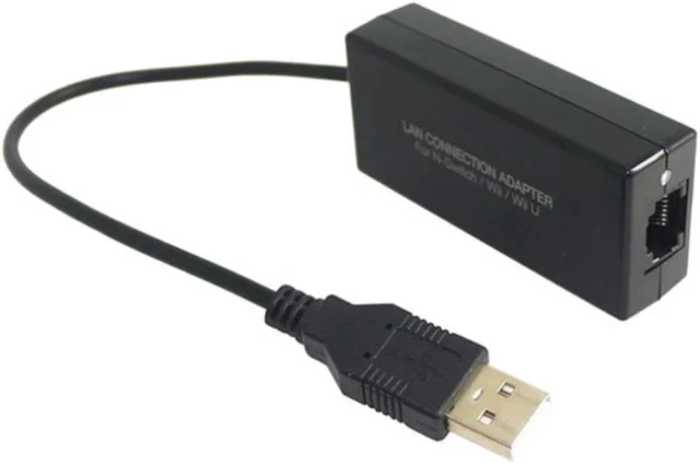 Alt view image 3 of 6 - 2017 Nintendo Switch Network Adapter USB 3.0 To Ethernet RJ45 Lan Gigabit Adapter for 100/1000 Mbps Ethernet Supports