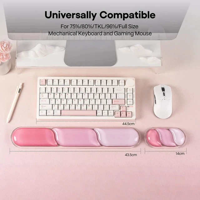 Alt view image 7 of 7 - Click Lite Wireless Gaming Mouse+CloudGel Wrist Rest for Keyboard and Mouse