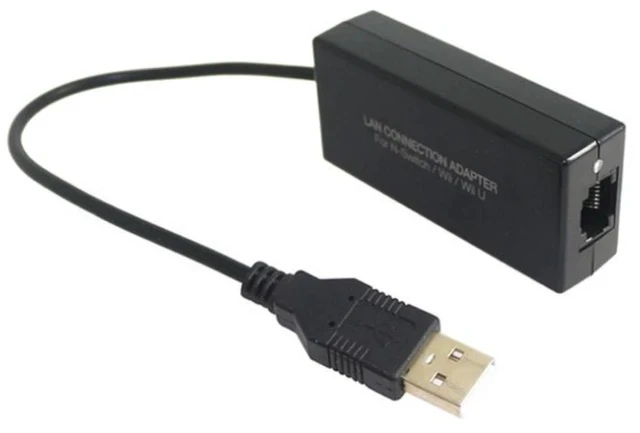 Alt view image 6 of 6 - 2017 Nintendo Switch Network Adapter USB 3.0 To Ethernet RJ45 Lan Gigabit Adapter for 100/1000 Mbps Ethernet Supports