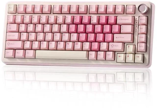 Main image of B75 PRO Wireless Mechanical Keyboard,75% Layout with Knob,Hot Swap Gasket Custom Structure,Creamy Pr