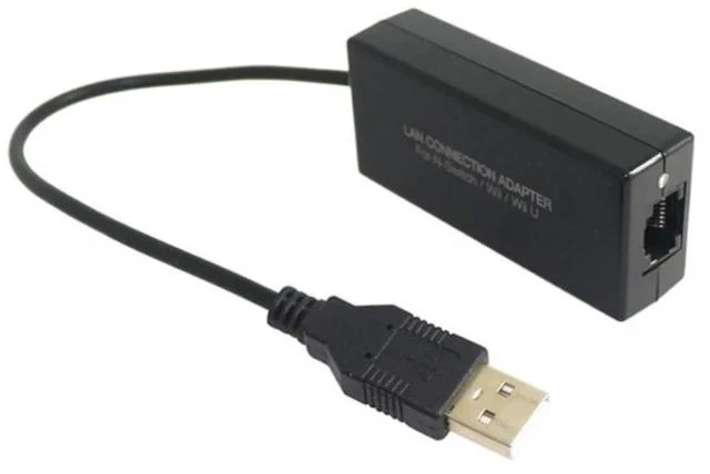 Alt view image 6 of 6 - 2017 Nintendo Switch Network Adapter USB 3.0 To Ethernet RJ45 Lan Gigabit Adapter for 100/1000 Mbps Ethernet Supports