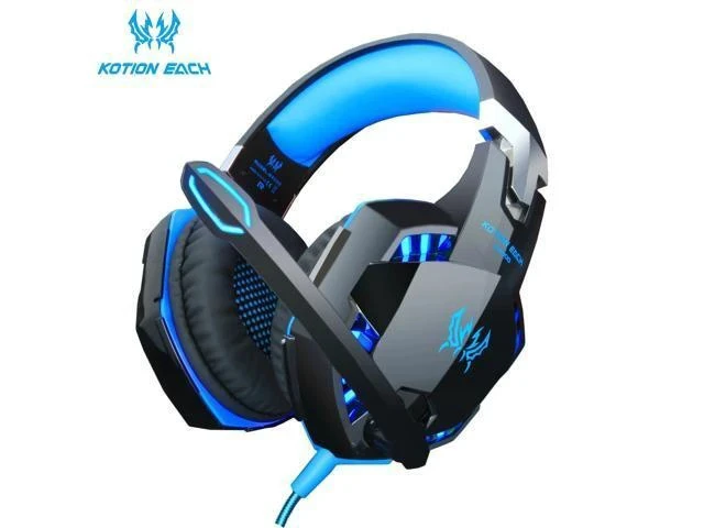 Alt view image 6 of 7 - Headset over-ear Wired Game Earphones Gaming Headphones Deep bass Stereo Casque with Microphone for PS4 new xbox PC Laptop gamer