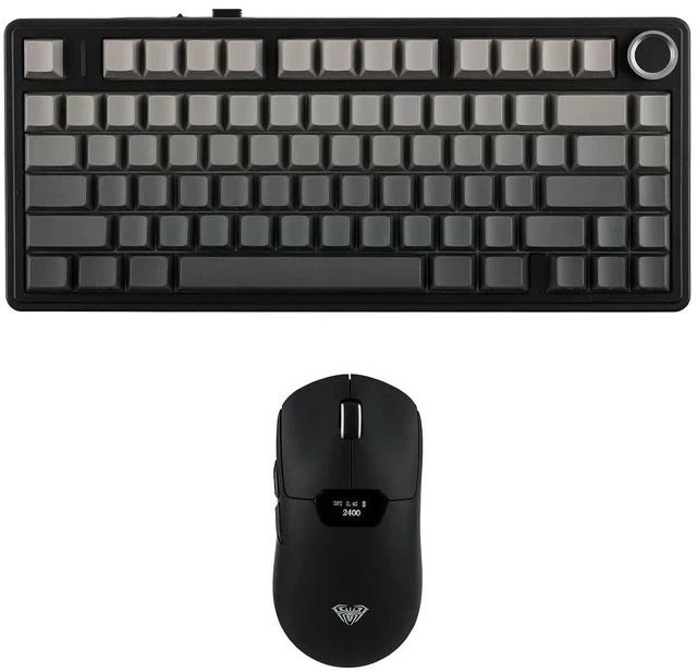 Main image of Aula F75 PRO 75% Gaming Keyboard with SC390 Lightweight Gaming Mouse with Display Screen