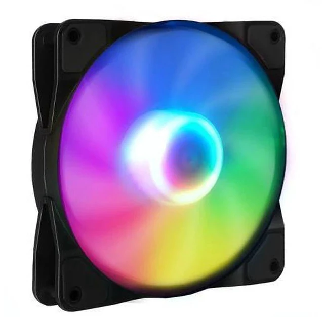 Alt view image 2 of 7 - Ice 120 mm RGB Case Fan True RGB Color Ultra Quiet Cooling Fan with Hydraulic Bearing Standard Size 120mm Case Fan