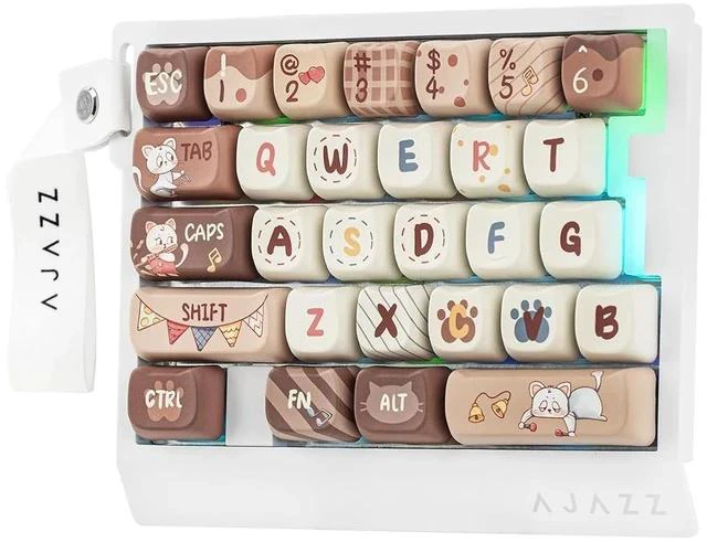 Main image of AJAZZ AK029 One Handed Gaming Keyboard, 8Khz Polling, 29 Keys Rapid Fast Wired Keyboard, SOCD & DKS,
