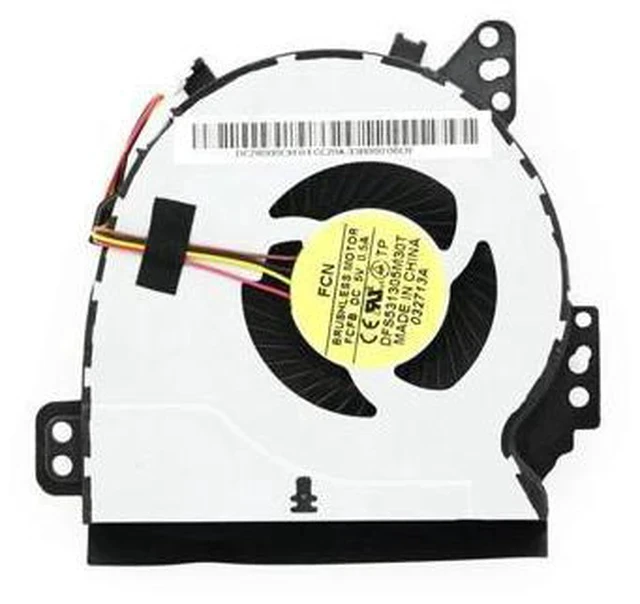 Alt view image 5 of 7 - K000144460 Genuine Laptop Cooling Fan DC28000CXF0 DFS531305M30T DC 5V 0.5A for Toshiba Satellite L40T-A L40T-A-106