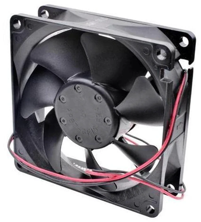 Alt view image 3 of 4 - 3110GL-B4W-B54 80mm fan 80x80x25mm 8cm 8025 12V 0.30A power switch chassis repair replacement cooling fan