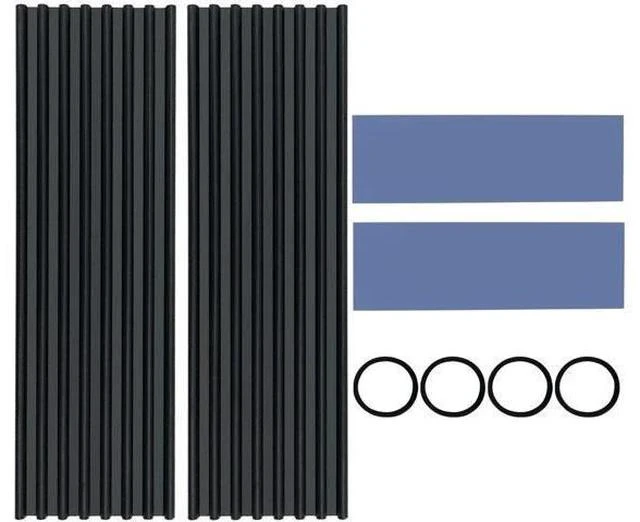 Alt view image 5 of 7 - 2 Pack PCIe NVMe M.2 SSD Heatsinks Cooler with Nano Silicone Thermal Pad