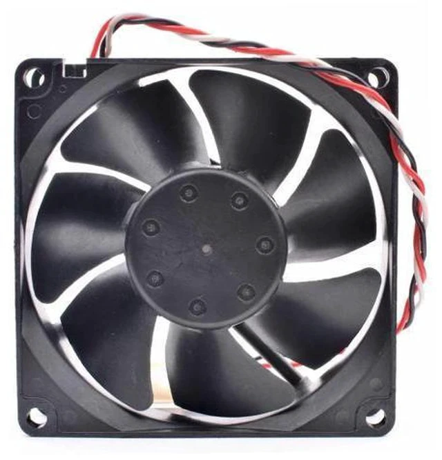 Alt view image 2 of 7 - 3110KL-04W-B19 8cm 8025 80mm fan 80x80x25mm 12V 0.13A ultra quiet chassis power supply fan
