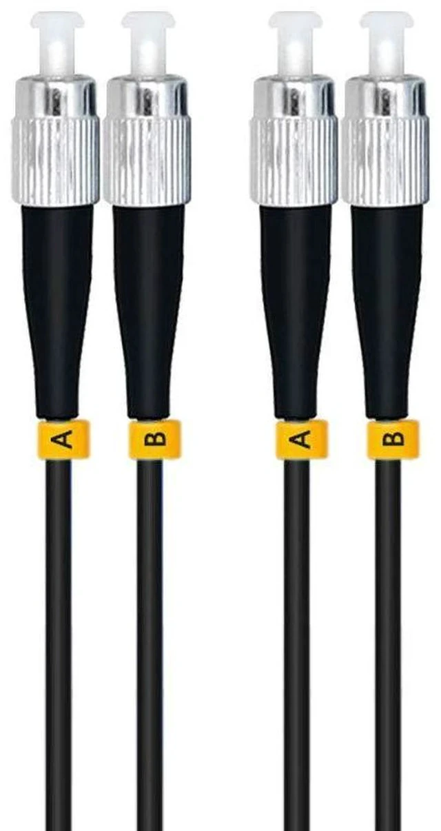 Alt view image 2 of 2 - 75m FC to FC 10G OM3 Outdoor Armored Duplex 50/125 Fiber Optic Cable Jumper Optical Patch Cord 75meters 245ft Multimode FC-FC
