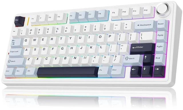 Main image of Aula F75 PRO 75% Wireless Gaming Keyboard, Gasket Mechanical Custom Keyboard with Five-Layer Padding