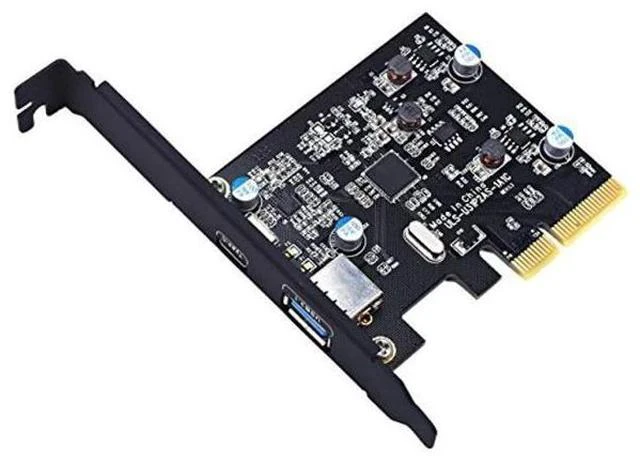 Main image of TOTOVIN PCI-E PCI Express to USB 3.1 Gen 2 (10 Gbps) Type A+Type C Expansion Card Asmedia Chipset for Windows 7/8/8.1/10/Linux Kernel (Type A+Type C)
