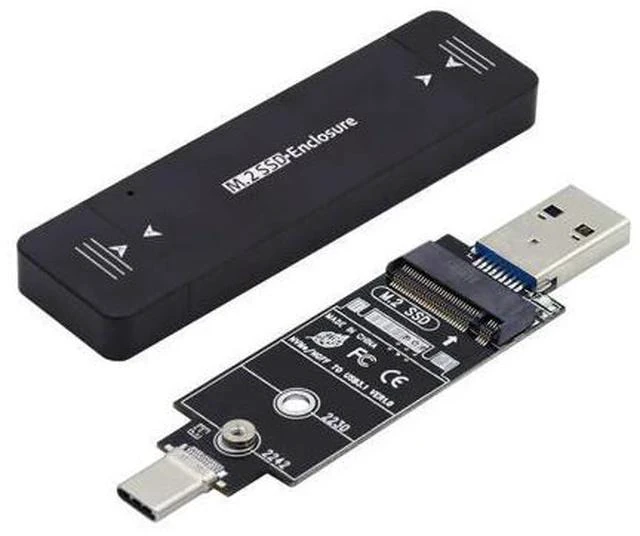Main image of NFHK Combo Type-C & USB3.0 to NVME M-Key M.2 NGFF SATA SSD PCBA Case 2230/2242mm Adapter RTL9210B Chipset