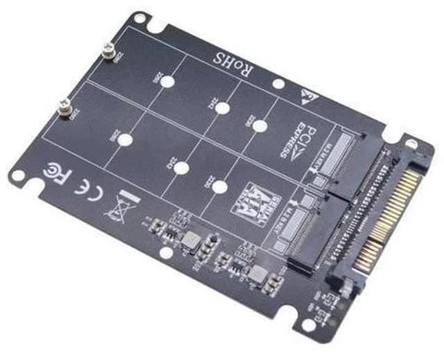 Alt view image 7 of 7 - FOR 2 ports NGFF M.2 NVME to U.2 Adapter Card Dual SSD to U.2 SFF-8639 Adapter Card U2 To 2 ports nvme