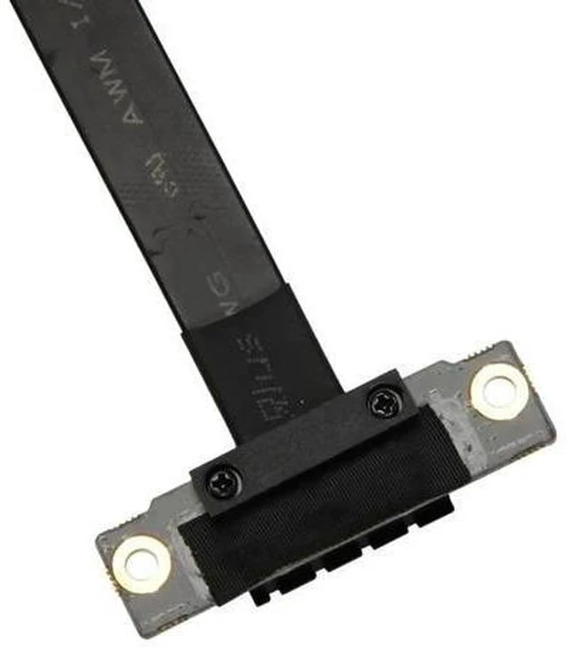 Alt view image 4 of 7 - 4X PCIE X1 Riser Cable Dual 90 Degree Right Angle Pcie 3.0 X1 To X1 Extension Cable 8Gbps PCI Express 1X Riser Card 20Cm