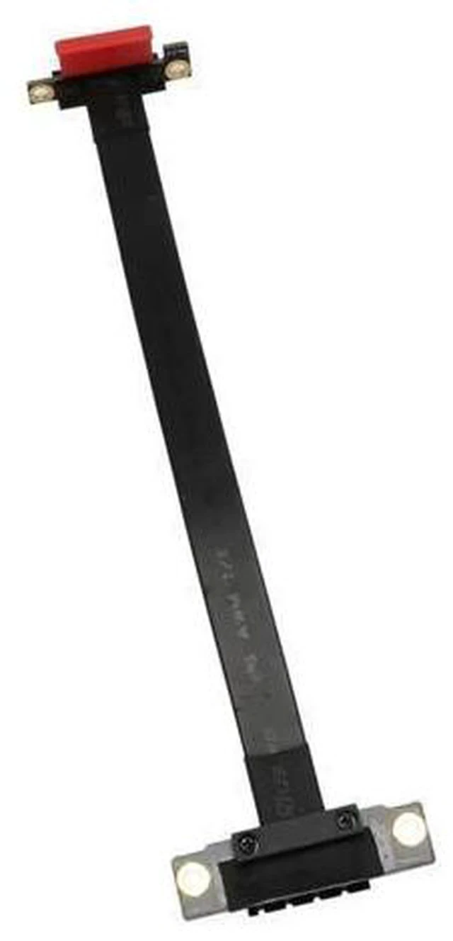 Alt view image 5 of 7 - 4X PCIE X1 Riser Cable Dual 90 Degree Right Angle Pcie 3.0 X1 To X1 Extension Cable 8Gbps PCI Express 1X Riser Card 20Cm