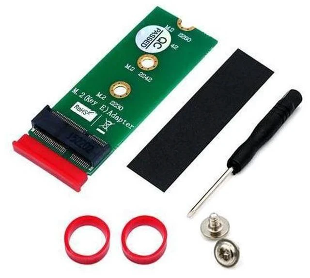 Main image of QINDIAN Add On Card Converter M.2 E Key Adapter Raiser Key E to Key E Riser Card for Intel 7265/8260/8260/9260 M2 WiFi Cards