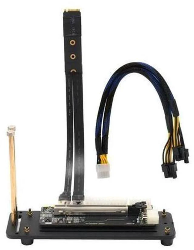 Main image of FOR Laptop External Graphics Card EGPU PCI-E 3.0 X16 To M.2 Nvme Extension Cable With Bracket For ITX STX EGPU Bracket Power Cord