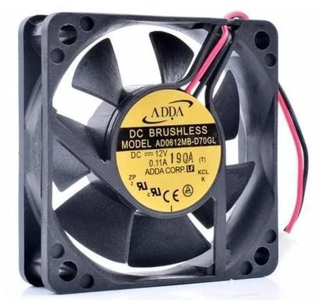 Alt view image 2 of 2 - AD0612MB-D70GL 6cm 6015 12V 0.11A 2pin power charger silent cooling fan