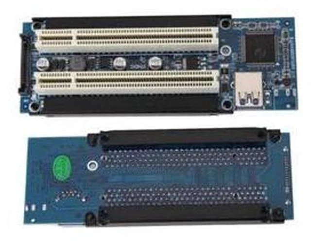 Alt view image 4 of 7 - Weastlinks Desktop PCI-Express PCI-e to PCI Adapter Card PCIe to Dual Pci Slot Expansion Card USB 3.0 Add on Cards Convertor