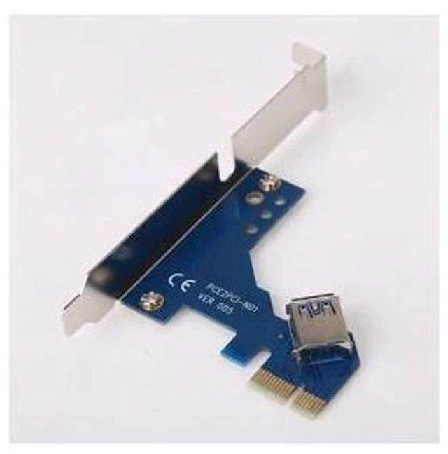 Alt view image 7 of 7 - Weastlinks Desktop PCI-Express PCI-e to PCI Adapter Card PCIe to Dual Pci Slot Expansion Card USB 3.0 Add on Cards Convertor