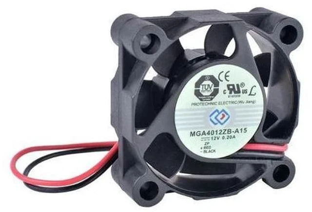 Main image of MGA4012ZB-A15 4cm 40mm 4015 12V 0.20A 2-wire double ball bearing large air volume cooling fan