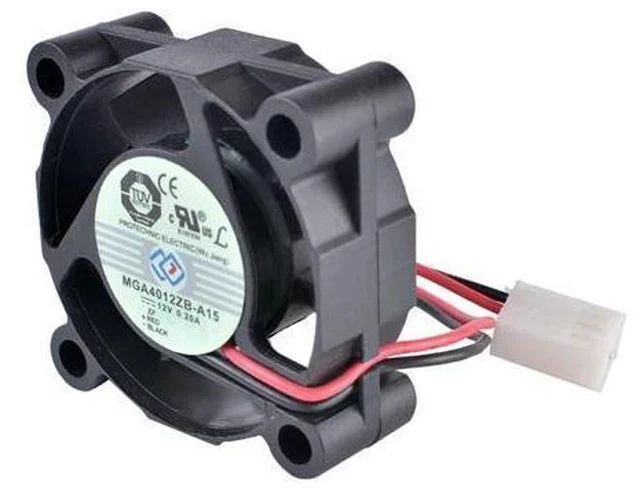 Alt view image 7 of 7 - MGA4012ZB-A15 4cm 40mm 4015 12V 0.20A 2-wire double ball bearing large air volume cooling fan