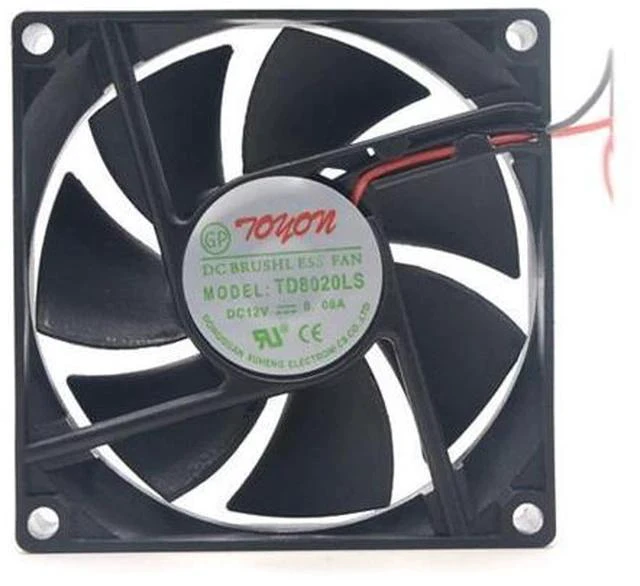 Alt view image 2 of 7 - New original TD8020LS 12V 0.08A 8CM fan dispenser 80*80*20 MM quiet fan
