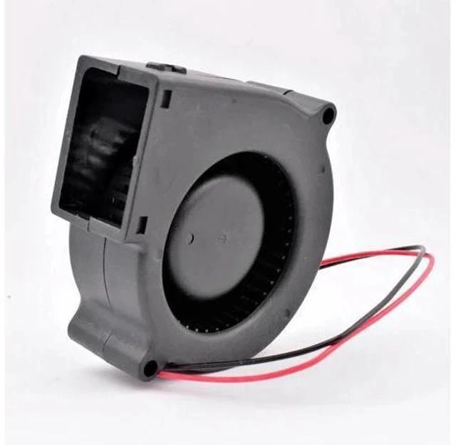 Alt view image 3 of 7 - RBH7530S 75mm 75x75x30mm DC12V 0.70A 2 lines turbo blower blower cooling fan with high air volume