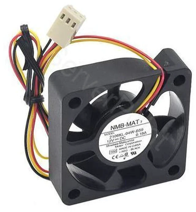 Alt view image 2 of 2 - FOR NMB-MAT 2106KL-04W-B59 L00 DC 12V 0.18A 50x50x15mm Server Cooling Fan