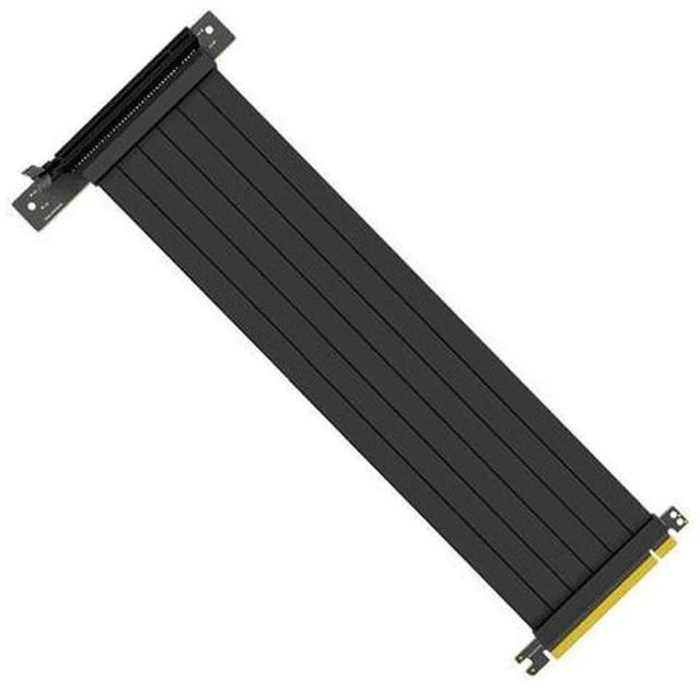 Main image of 15/20/25/30/40/50/60cm Full Speed 3.0 PCIE X16 Riser Cable Graphics Card Extension Cable GPU PCI Express Riser Shielded Extender Color: 90 degree-30cm
