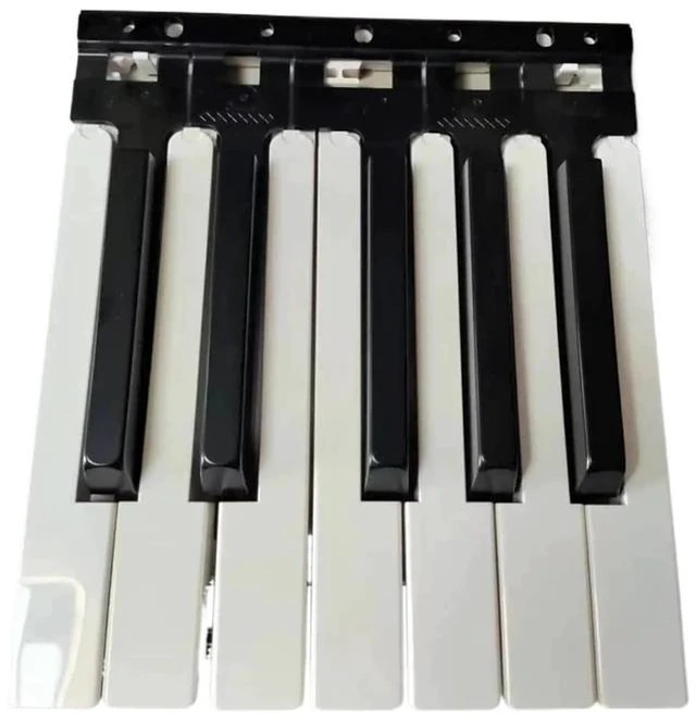 Main image of 12 Keys White Black Keys Keyboard Parts Compatible For Yamaha DGX-660 DGX-650 DGX-640 DGX-630 MM8 MOX8 MOXF8 Electronic Piano Replacement