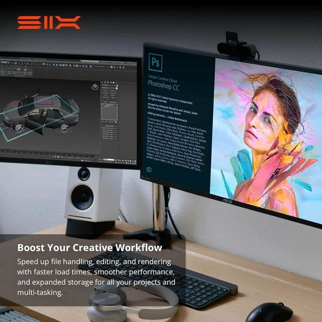 Alt view image 5 of 5 - NVME X7400 M.2 SSD PCIe 4.0-512GB m.2 2280 ssd, Read UP to 5000MB/s for Gaming PS5 Memory Storage Expansion with Heatsink, Internal Solid State Hard Drive PCIe gen 4x4 Nvme for Laptop Desktop pc