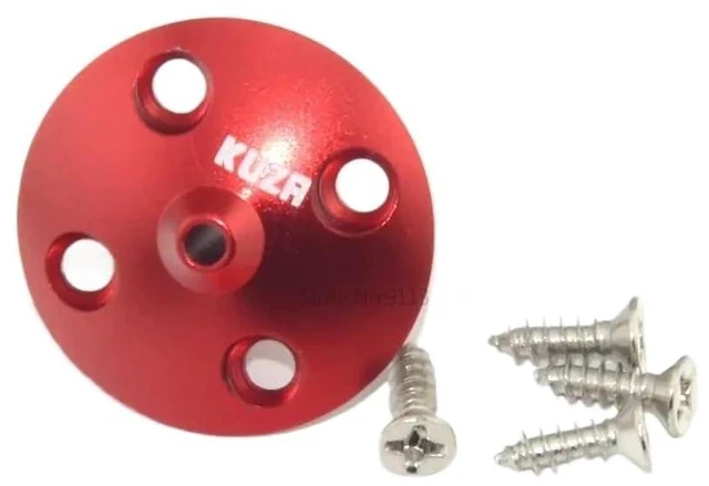 Alt view image 3 of 5 - Compatible with KUZA Compatible with TOC CNC Aluminum Rounded Fuel Vent Line Plug for RC Airplane Boats Upgrade Accessories Parts(Blue)