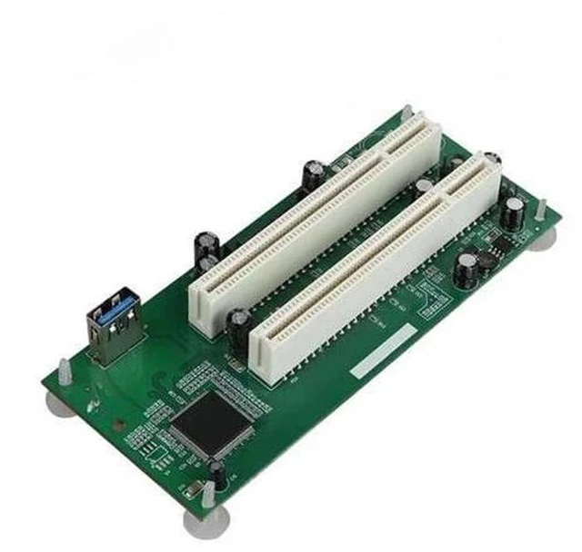 Main image of Desktop PCI- PCI-E to PCI Adapter Card PCIe to Dual Pci Slot Expansion Card USB 3.0 Add-on Card Converter