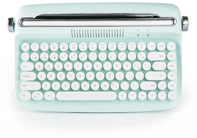 Main image of ACTTO B303 Wireless Typewriter Keyboard, Bluetooth Connection, Cute Retro Aesthetic Design with Inte
