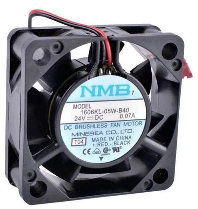 Alt view image 5 of 7 - 1606KL-05W-B40 4cm 4015 40x40x15mm 24V 0.07A Double ball bearing inverter industrial cooling fan