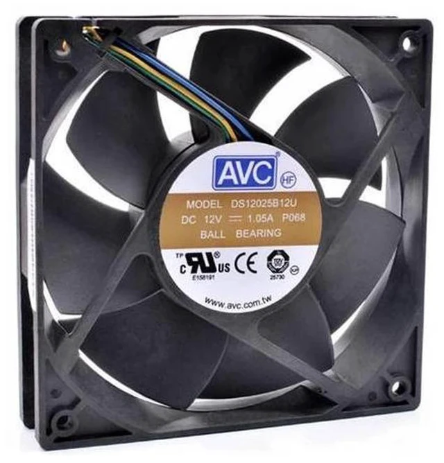 Main image of DS12025B12U 12cm 12025 120x120x25mm 12V 1.05A 4 lines 4pin pwm server chassis cooling fan