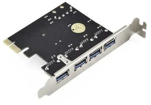 Alt view image 4 of 7 - 4 Ports USB 3.0 Pci-e Expansion Card PCIe PCI Express USB 3.0 HUB 4-Port Adapter adapter 4-port USB 3 0 PCI e PCIe express#T3