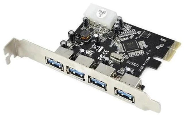 Alt view image 6 of 7 - 4 Ports USB 3.0 Pci-e Expansion Card PCIe PCI Express USB 3.0 HUB 4-Port Adapter adapter 4-port USB 3 0 PCI e PCIe express#T3