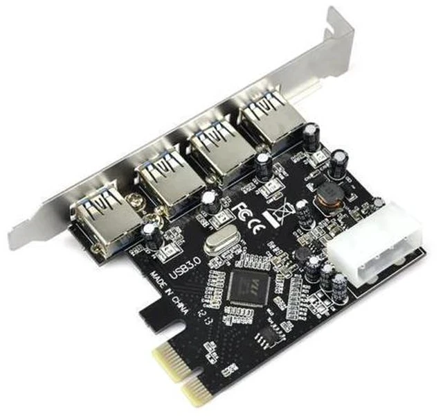 Alt view image 7 of 7 - 4 Ports USB 3.0 Pci-e Expansion Card PCIe PCI Express USB 3.0 HUB 4-Port Adapter adapter 4-port USB 3 0 PCI e PCIe express#T3