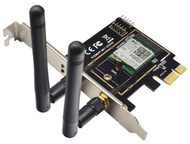 Alt view image 2 of 7 - M.2 Wifi Adapter M2 Ngff Key A E To Mini Pci Express Wifi Raiser PCI E 1X NGFF Wireless Support 2230 2242 Mini Pcie Network Ca