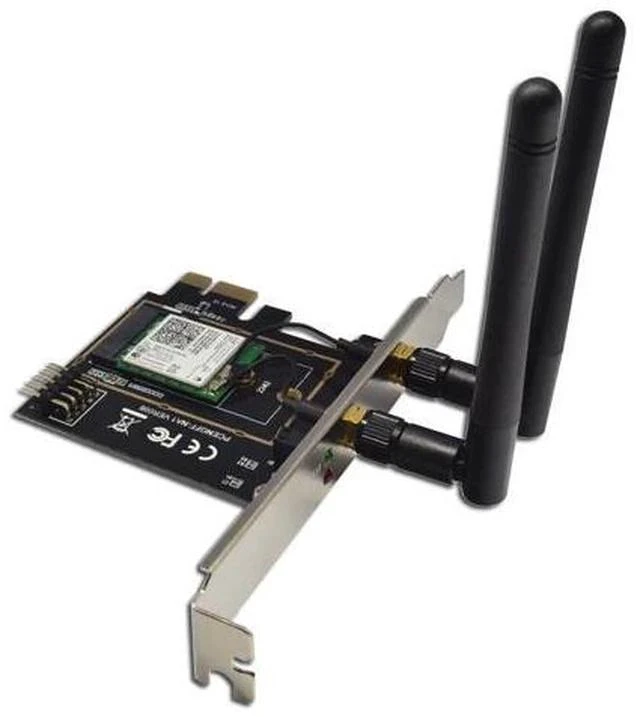 Alt view image 5 of 7 - M.2 Wifi Adapter M2 Ngff Key A E To Mini Pci Express Wifi Raiser PCI E 1X NGFF Wireless Support 2230 2242 Mini Pcie Network Ca
