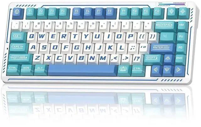Main image of LINGBAO K75 Wireless Mechanical Keyboard, 75% Anime Gaming Keyboard with 10000mAh Battery, Hot-Swapp