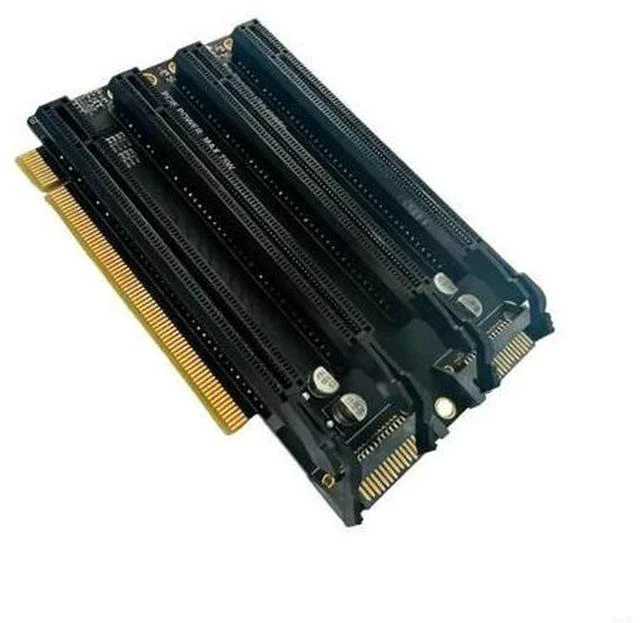 Main image of PCIE3.0 x16 1 to 4 Expansion Card PCIe-Bifurcation x16 to X4X4X4X4 Power Supply Gen3 Split Card Splitter Card