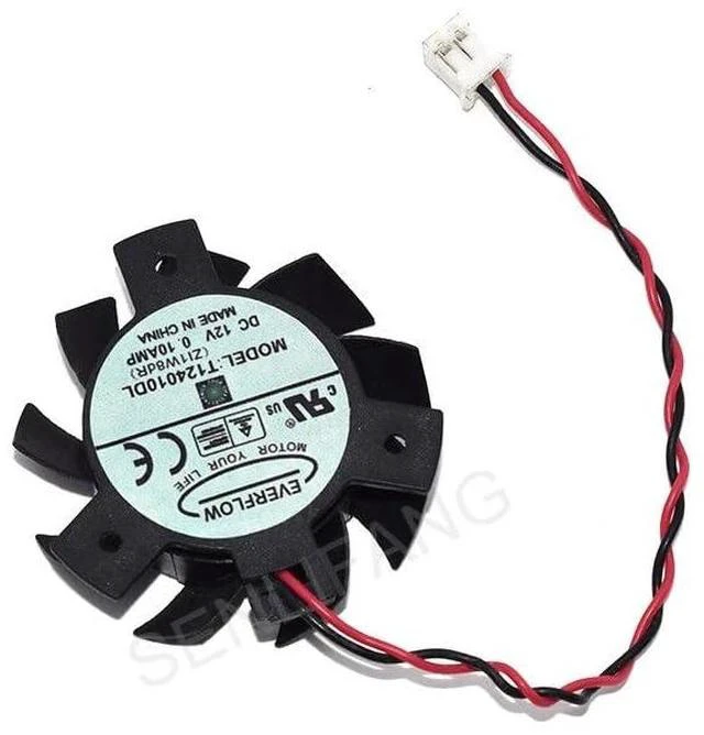 Main image of New Graphics Card Cooling T124010DL DC12V 0.1A Two Lines Cooler