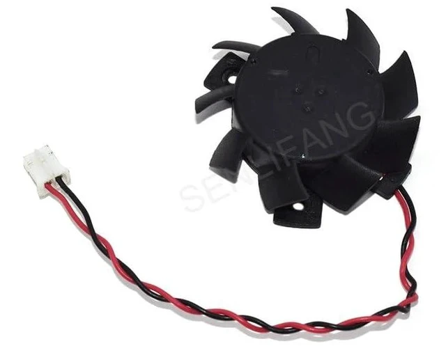 Alt view image 2 of 7 - New Graphics Card Cooling T124010DL DC12V 0.1A Two Lines Cooler