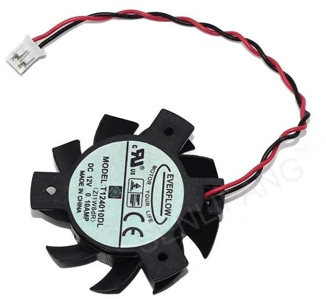 Alt view image 4 of 7 - New Graphics Card Cooling T124010DL DC12V 0.1A Two Lines Cooler
